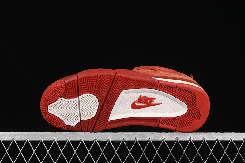 All categories Air Jordan Jordan series basketball shoes Air Jordan 4 GX foreign trade version Nigel Sylvester x Air Jordan 4 OG "Brick By Brick" AJ4 Joe 4 Orange Brown Suede DR5415-100